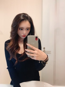 「アイテム（PC・スマホグッズ/家電）」を使った、りなち(菅原里奈)さん（レディース・156cm・20代）の冬コーディネート