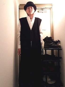 「yoko sakamoto（ヨーコサカモト）のアイテム（その他アウター）」を使った、yuyaさん（メンズ・176cm）の夏コーディネート