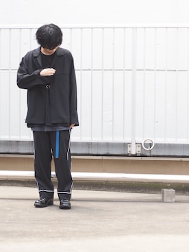 「SISE（シセ）のアイテム」を使った、Kzm.さん（メンズ・171cm）の夏コーディネート