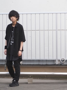 「ato（アトウ）のアイテム」を使った、Kzm.さん（メンズ・171cm）の夏コーディネート