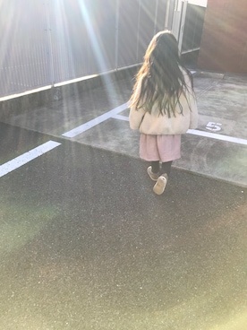 「おんなのこコーデ」｜「アイテム（その他アウター）」を使った、sakuyuiさん（キッズ・90cm）の冬コーディネート