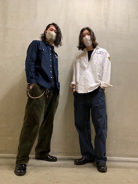 もりこさん（メンズ・175cm）の春コーディネート