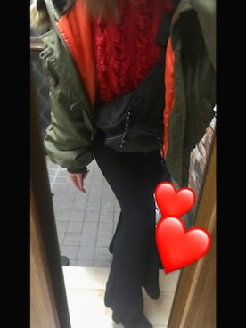 mom＿☺︎*))さん（レディース・158cm）の冬コーディネート