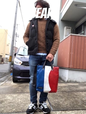 「チャイハネ（チャイハネ）のアイテム（ヘアアクセサリー）」を使った、musashi634さん（メンズ・172cm）の冬コーディネート