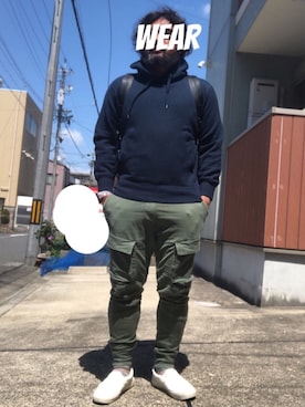 「平成最後のWEARISTAセンバツ」｜「アイテム（スリッポン）」を使った、musashi634さん（メンズ・172cm）の春コーディネート