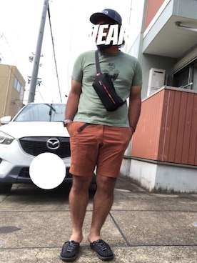 「TES（テス）のアイテム（トップス）」を使った、musashi634さん（メンズ・172cm）の秋コーディネート