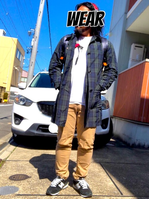 DANTON（ダントン）の「DANTON: ナイロンタフタ チェックコート