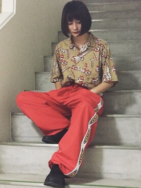 「FESSURA（フェスーラ）のアイテム」を使った、Akariiiさん（レディース・162cm）の夏コーディネート