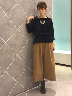 tomo☺︎さん（レディース・157cm）の秋コーディネート