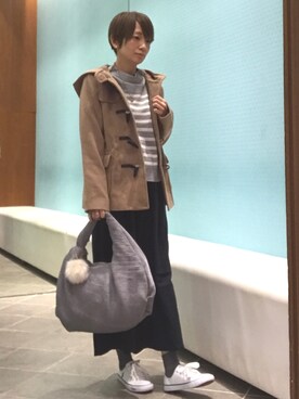 tomo☺︎さん（レディース・157cm）の冬コーディネート