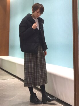 tomo☺︎さん(レディース・157cm)の冬コーディネート