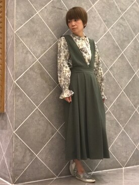 tomo☺︎さん（レディース・157cm）の冬コーディネート