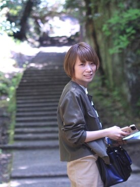 tomo☺︎さん（レディース・157cm）の春コーディネート