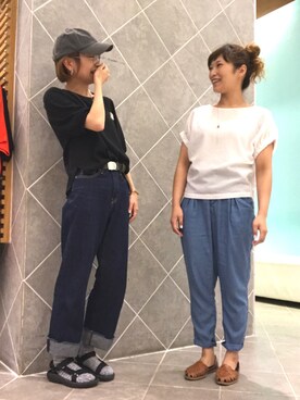 tomo☺︎さん（レディース・157cm）の春コーディネート