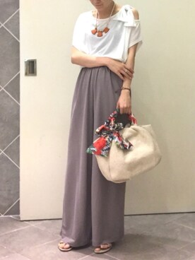 tomo☺︎さん（レディース・157cm）の春コーディネート