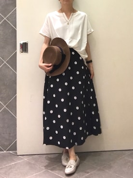 tomo☺︎さん（レディース・157cm）の春コーディネート