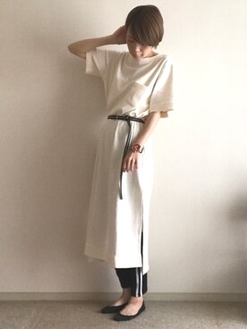 「MARC JACOBS（マークジェイコブス）のアイテム（腕時計）」を使った、tomo☺︎さん（レディース・157cm）の夏コーディネート