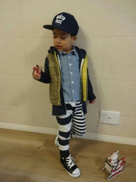 tsubamondさん(キッズ・100cm)の冬コーディネート