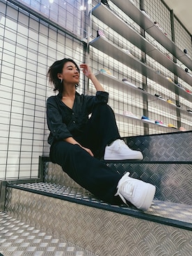 「ボーイッシュ」｜Yu Matsumotoさん（レディース・166cm・20代）の秋コーディネート