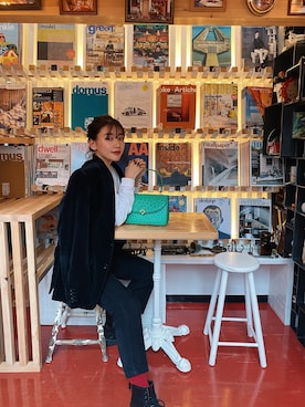 「パパのお下がり」｜Yu Matsumotoさん（レディース・166cm）の春コーディネート