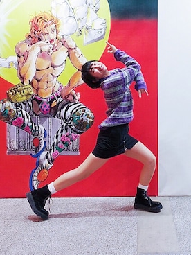 「RNA（アールエヌエー）のアイテム」を使った、まつりんぬさん（レディース・157cm）の冬コーディネート