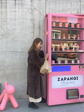 「韓国旅行」｜ちさとさん（レディース・165cm）の春コーディネート