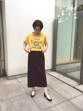 「FIL DE FER（フィルデフェール）のアイテム」を使った、ritz.さん（レディース・163cm）の春コーディネート