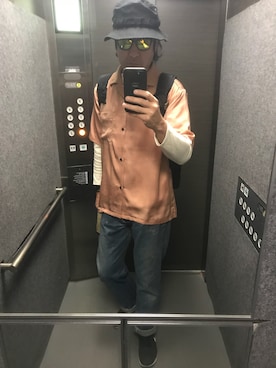 「VOLCOM（ボルコム）のアイテム（バッグ）」を使った、KeRaMuoさん（メンズ・181cm）の春コーディネート