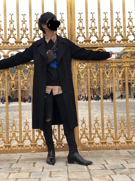 「Paul Smith（ポールスミス）のアイテム（スウェット）」を使った、あおぴーさん（メンズ・177cm）の秋コーディネート