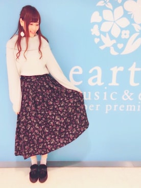 「オフタートルニット」｜みかんちゅさん（レディース・160cm）の秋コーディネート