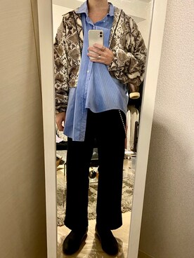 「70's」｜「アイテム（ブルゾン）」を使った、Don'tFollowMeさん（メンズ・165cm）の冬コーディネート