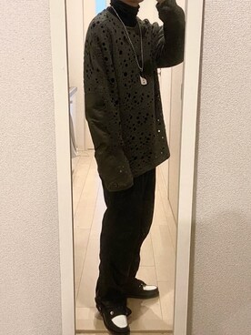 「MARNI（マルニ）のアイテム（アクセサリー）」を使った、Don'tFollowMeさん（メンズ・165cm）の冬コーディネート