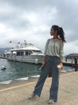 「LOVE」｜「アイテム（アクセサリー）」を使った、Heydaさん（レディース・163cm）の秋コーディネート