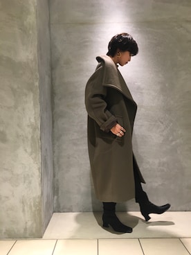 「アイテム（アクセサリー）」を使った、Noripiさん（レディース・157cm）の秋コーディネート