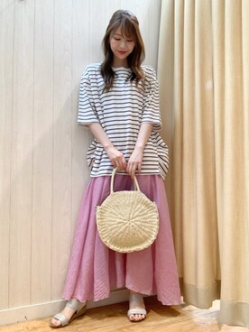 reinaさん（レディース・156cm）の夏コーディネート