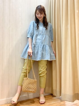 reinaさん（レディース・156cm）の夏コーディネート