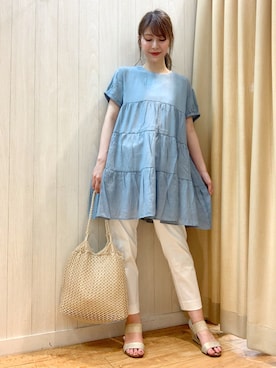 reinaさん（レディース・156cm）の夏コーディネート