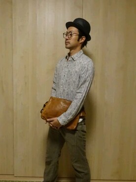 「HALB（ハルプ）のアイテム」を使った、zakkizakkiさん（メンズ・174cm）の秋コーディネート