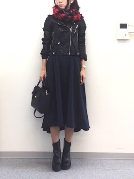 「アイテム（ピアス（両耳用））」を使った、soliさん（レディース・163cm・30代）の冬コーディネート