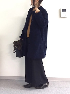 「アイテム（ピアス（両耳用））」を使った、soliさん（レディース・163cm・30代）の冬コーディネート
