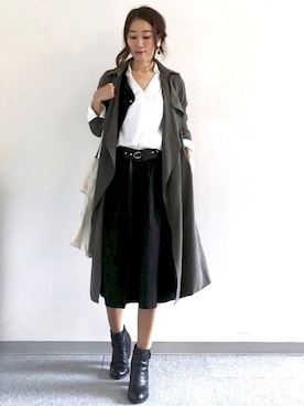 「アイテム（ピアス（両耳用））」を使った、soliさん（レディース・163cm・30代）の春コーディネート