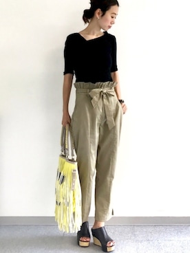 「アイテム（ピアス（両耳用））」を使った、soliさん（レディース・163cm・30代）の夏コーディネート