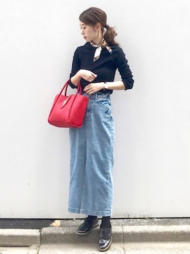 「平成最後のWEARISTAセンバツ」｜「アイテム（ローファー）」を使った、soliさん（レディース・163cm）の春コーディネート