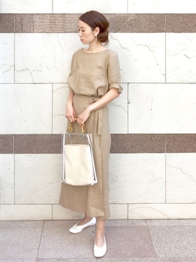 「KBF+」｜「アイテム（その他シューズ）」を使った、soliさん（レディース・163cm）の春コーディネート