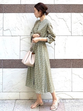 「アイテム（シャツワンピース）」を使った、soliさん（レディース・163cm・30代）の夏コーディネート