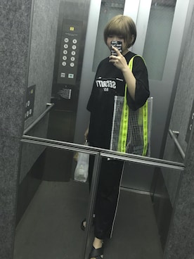 「Yohji Yamamoto（ヨウジヤマモト）のアイテム（その他）」を使った、anemones77さん（レディース・157cm）の春コーディネート