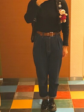 Yukaさん（レディース・156cm）の冬コーディネート