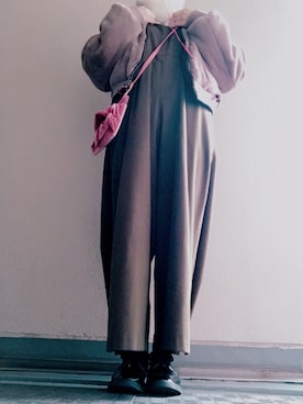 「antic rag（アンティックラグ）のアイテム」を使った、Yukaさん（レディース・156cm）の冬コーディネート