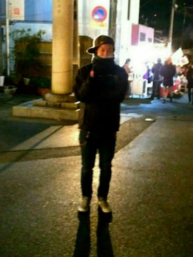 ∮shi-∮さん（メンズ・172cm）の冬コーディネート