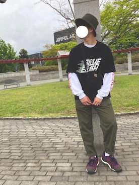 「アイテム（帽子）」を使った、yuunさん（メンズ・177cm・10代）の春コーディネート